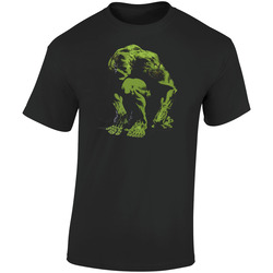 Swamp Thing Comics Image  Retro Graphic Unisex Soft Cotton Black T Shirt
