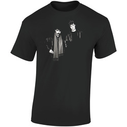 Hall And Oates Classic Rock Music  Retro Graphic Unisex Soft Cotton Black T Shirt