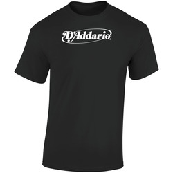 D'addario Guitar Brand Logo  Retro Graphic Unisex Soft Cotton Black T Shirt