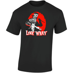 Link Wray Guitarists  Retro Graphic Unisex Soft Cotton Black T Shirt