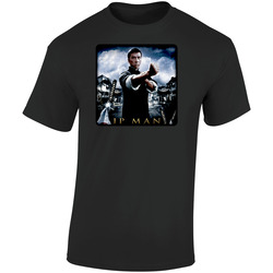 Ip Man Movie  Retro Graphic Unisex Soft Cotton Black T Shirt