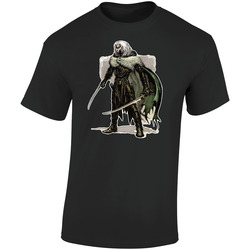 Drizzt Dourden Fantasy Hero  Retro Graphic Unisex Soft Cotton Black T Shirt