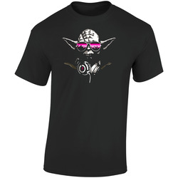 Dj Yoda Star Wars Retro Funny  Retro Graphic Unisex Soft Cotton Black T Shirt