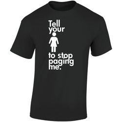 Dirt Nasty Stop Paging Me  Retro Graphic Unisex Soft Cotton Black T Shirt