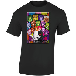 Danganronpa The Animation Anime Tv Show  Cool Fan  Retro Graphic Unisex Soft Cotton Black T Shirt