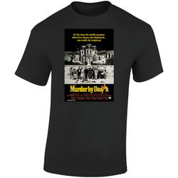 Murder By Death Cool 70's Comedy Vintage Classic Movie  Fan  Retro Graphic Unisex Soft Cotton Black T Shirt
