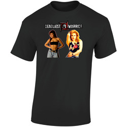 The Deadliest Warrior Kelly Kapowski Vs Kelly Bundy Tv  Retro Graphic Unisex Soft Cotton Black T Shirt