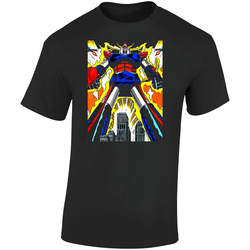 Shogun Warriors Raideen Comic Anime  Retro Graphic Unisex Soft Cotton Black T Shirt