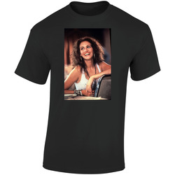 Julia Roberts In Pretty Woman Classic Rom Com Grunge Vintage  Retro Graphic Unisex Soft Cotton Black T Shirt