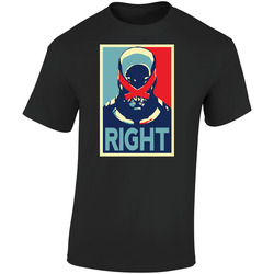 Cyclop Was Right  Retro Graphic Unisex Soft Cotton Black T Shirt