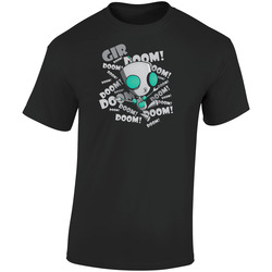 Das Invader 9dgkesgk  Retro Graphic Unisex Soft Cotton Black T Shirt