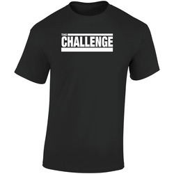 The Challenge  Retro Graphic Unisex Soft Cotton Black T Shirt