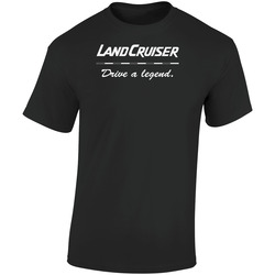 Drive A Legend (proper)  Retro Graphic Unisex Soft Cotton Black T Shirt
