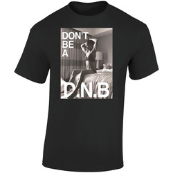 Don't Be A D.n.b Rowdy Ronda Rousey Mma Fighter  Retro Graphic Unisex Soft Cotton Black T Shirt