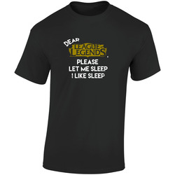 League Of Legends, League Of Legends Shirt, Lol Shirt, Sleep Shirt, Funny Shirt, Video Game Shirt, Birthday  Retro Graphic Unisex Soft Cotton Black T Shirt