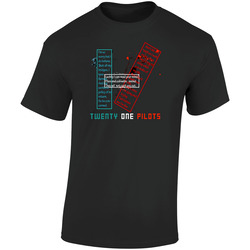 21 Pilots K Logo Musical Duo Black  Retro Graphic Unisex Soft Cotton Black T Shirt