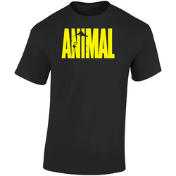 Animal  Retro Graphic Unisex Soft Cotton Black T Shirt