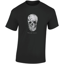 Philipp Plein 5  Retro Graphic Unisex Soft Cotton Black T Shirt