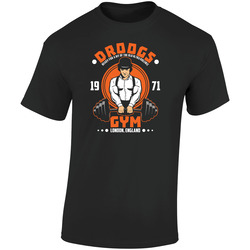 Clockwork Orange T-shirt Gym Tee Movie  Retro Graphic Unisex Soft Cotton Black T Shirt