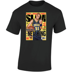 Slam Magazine Issue 33 Reggie Miller Popular Basketball Magazine Grunge Look  Retro Graphic Unisex Soft Cotton Black T Shirt
