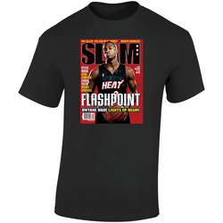 Slam Magazine Issue 87 Dwyane Wade Popular Basketball Magazine Grunge Look  Retro Graphic Unisex Soft Cotton Black T Shirt