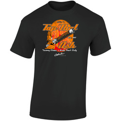Tap That Ash  Retro Graphic Unisex Soft Cotton Black T Shirt