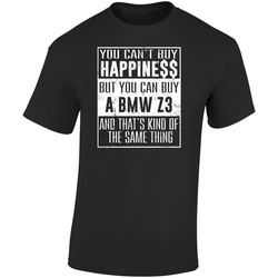 You Can't Buy Happiness Bmw Z3 Heart Car Lover  Retro Graphic Unisex Soft Cotton Black T Shirt