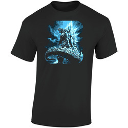 Godzilla I Heart Tokyo Funny Movie  Retro Graphic Unisex Soft Cotton Black T Shirt