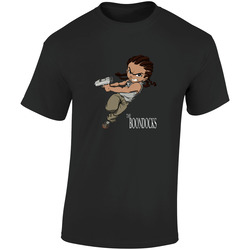 The Boondocks Cartoon Black  Retro Graphic Unisex Soft Cotton Black T Shirt