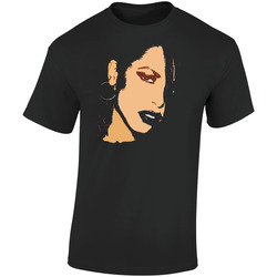 Aaliyah Hip Hope Singer  Retro Graphic Unisex Soft Cotton Black T Shirt