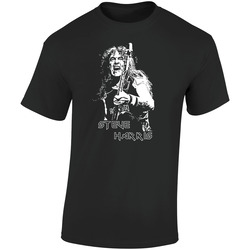 Steve Harris  Retro Graphic Unisex Soft Cotton Black T Shirt