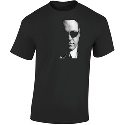 Sopranos Tony Soprano Mob Mafia Tv Show Black  Retro Graphic Unisex Soft Cotton Black T Shirt