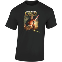 Star Wars Knights Of The Old Republic Video Game  Retro Graphic Unisex Soft Cotton Black T Shirt