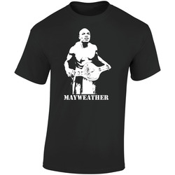 Floyd Mayweather Boxing  Retro Graphic Unisex Soft Cotton Black T Shirt