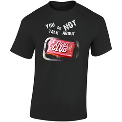 Fight Club  Retro Graphic Unisex Soft Cotton Black T Shirt