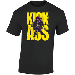 Hit Girl Kick-ass Movie  Retro Graphic Unisex Soft Cotton Black T Shirt
