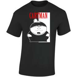 South Park Eric Cartman  Retro Graphic Unisex Soft Cotton Black T Shirt