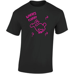 Where's Fluffy Nick And Noras Infinite Playlist  Retro Graphic Unisex Soft Cotton Black T Shirt