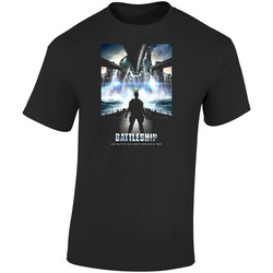Battleship Movie  Retro Graphic Unisex Soft Cotton Black T Shirt