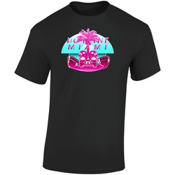 Hotline Miami 80s Retro Indie Pc Game Black  Retro Graphic Unisex Soft Cotton Black T Shirt