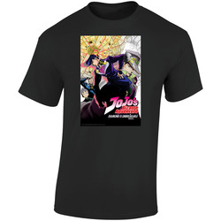 Jojo's Bizarre Adventure Anime Tv Show  Cool Fan  Retro Graphic Unisex Soft Cotton Black T Shirt