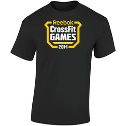 Crossfit Games 2014 Training Sports  Retro Graphic Unisex Soft Cotton Black T Shirt