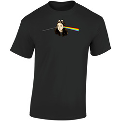 Darkside Of The Rainbow Classic Cult Movie  Retro Graphic Unisex Soft Cotton Black T Shirt