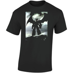 Cool Anime Mazinger Z  Retro Graphic Unisex Soft Cotton Black T Shirt