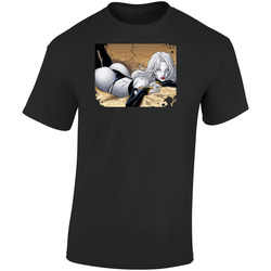 Lady Death  Retro Graphic Unisex Soft Cotton Black T Shirt