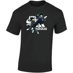 Gok Vs Veg  Retro Graphic Unisex Soft Cotton Black T Shirt
