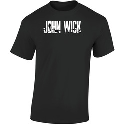 John Wick Chronology  Retro Graphic Unisex Soft Cotton Black T Shirt