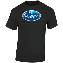 Ocean Spray Logo Popular Water Brand Drink Company Fan Gift  Retro Graphic Unisex Soft Cotton Black T Shirt