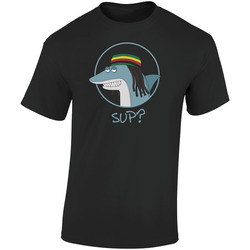 Reggae Shark Key Of Awesome Sup? T Shirt Standard Anime Xsm-6xl Tee  Retro Graphic Unisex Soft Cotton Black T Shirt