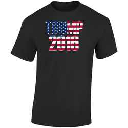 Donald Trump 2016 For President Republican  Retro Graphic Unisex Soft Cotton Black T Shirt